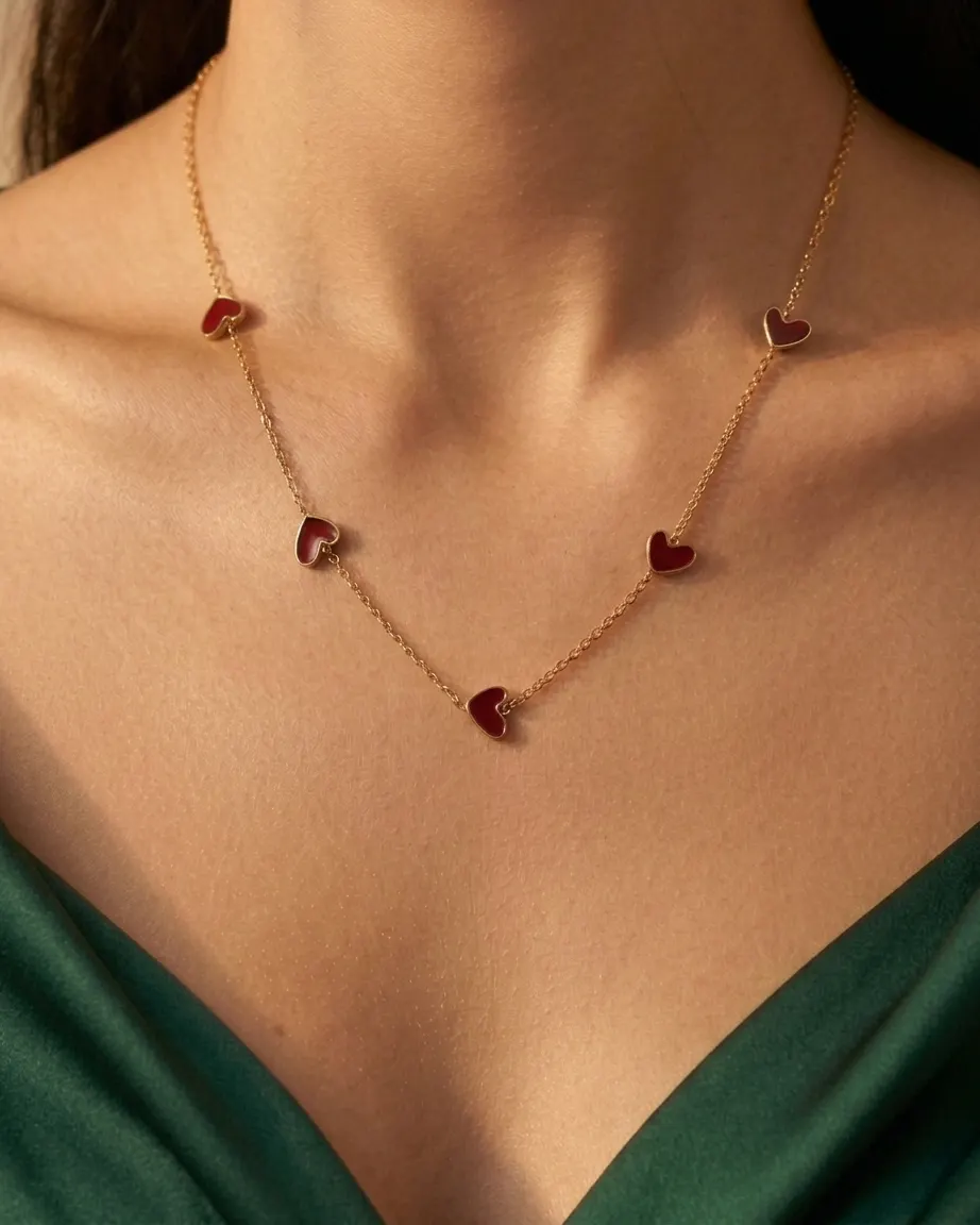 Collier Amoura en acier inoxydable waterproof - vue principale