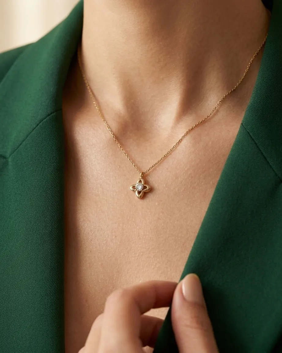 Collier Nayla en acier inoxydable waterproof - vue principale