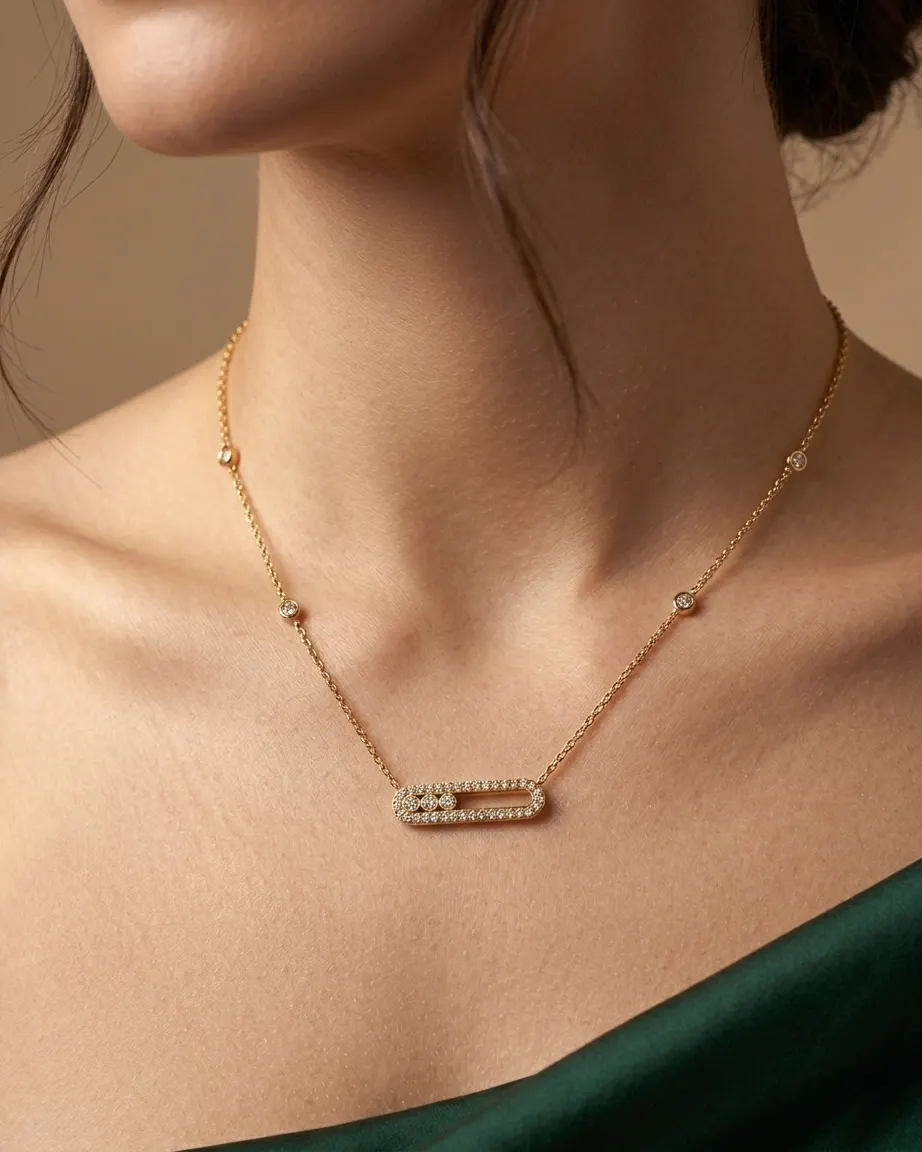 Collier Éclat en acier inoxydable waterproof - vue principale